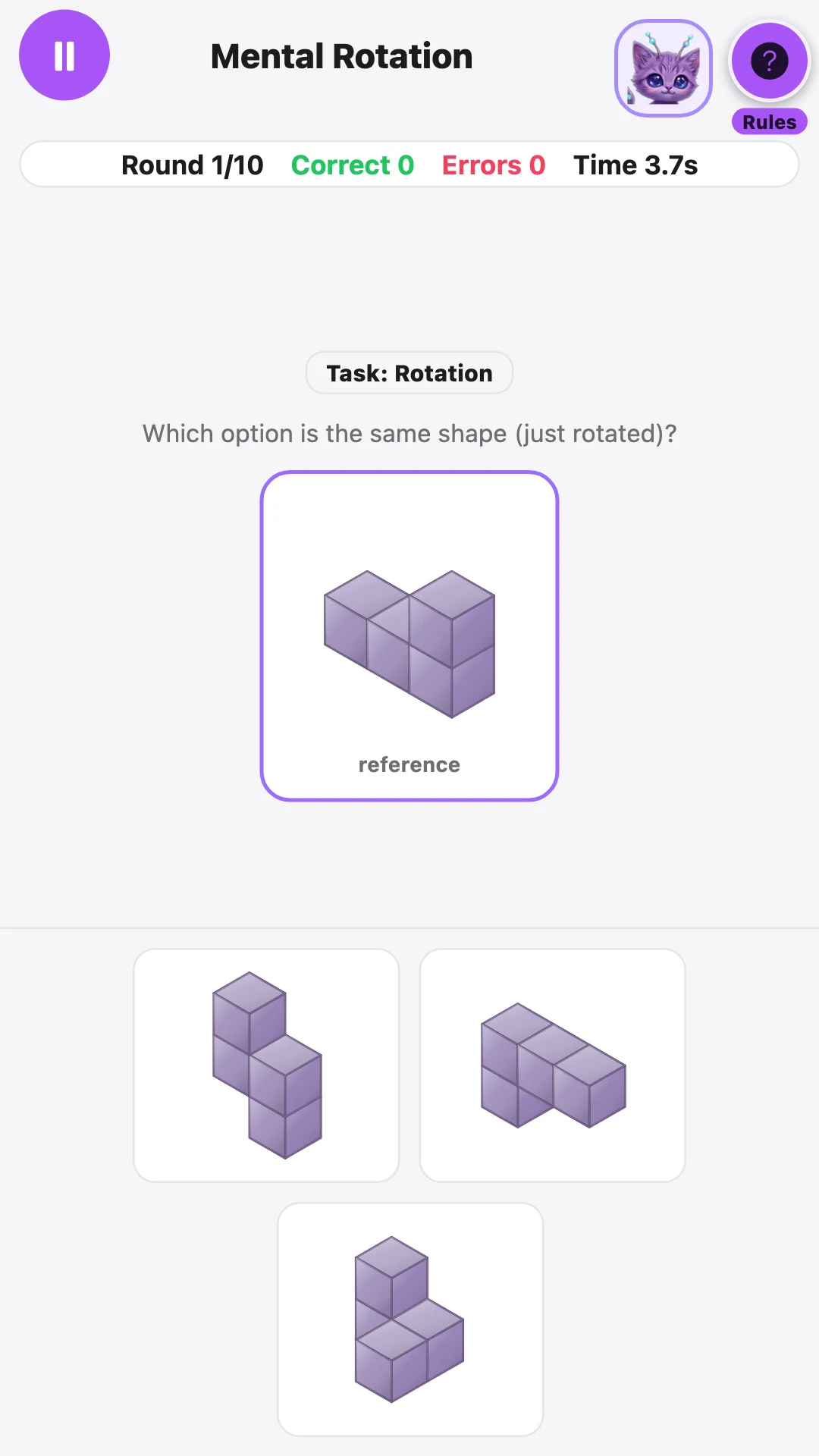 PsyGames: Brain Training screenshot
